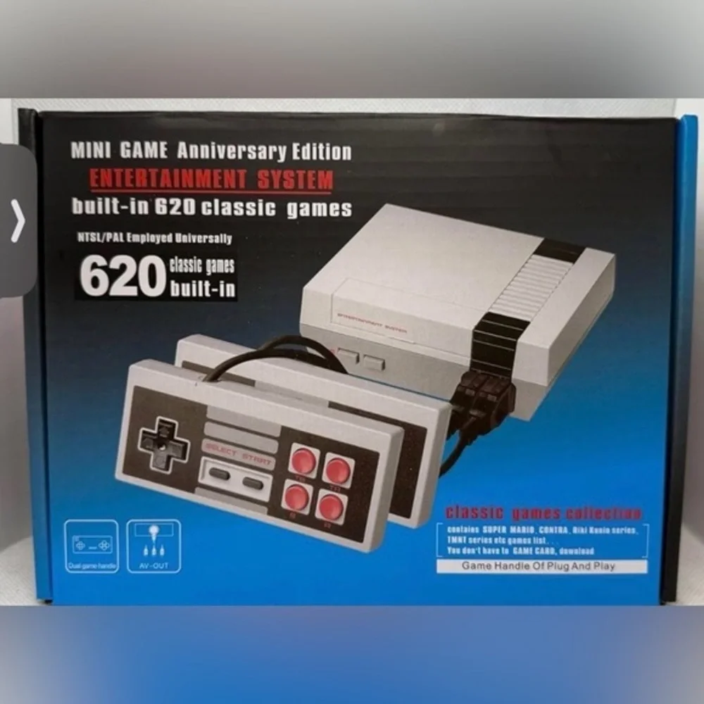 Classic Nostalgia Entertainment System with 620 Built-in Games - NIB